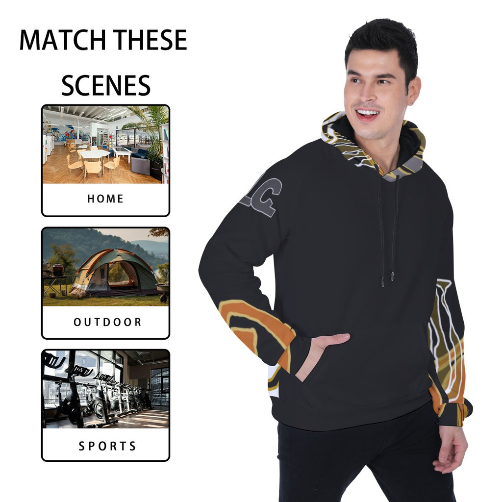 All-Over Print Heavy Fleece Raglan Hoodie