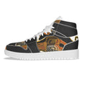 Men's and Women's Synthetic Leather Stitching Shoes