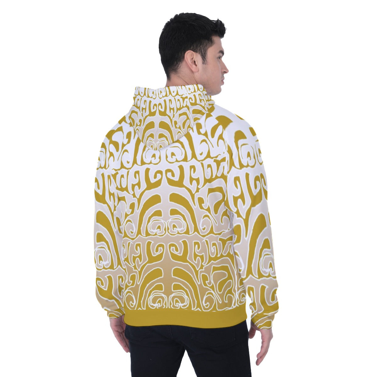 All-Over Print Heavy Fleece Raglan Hoodie