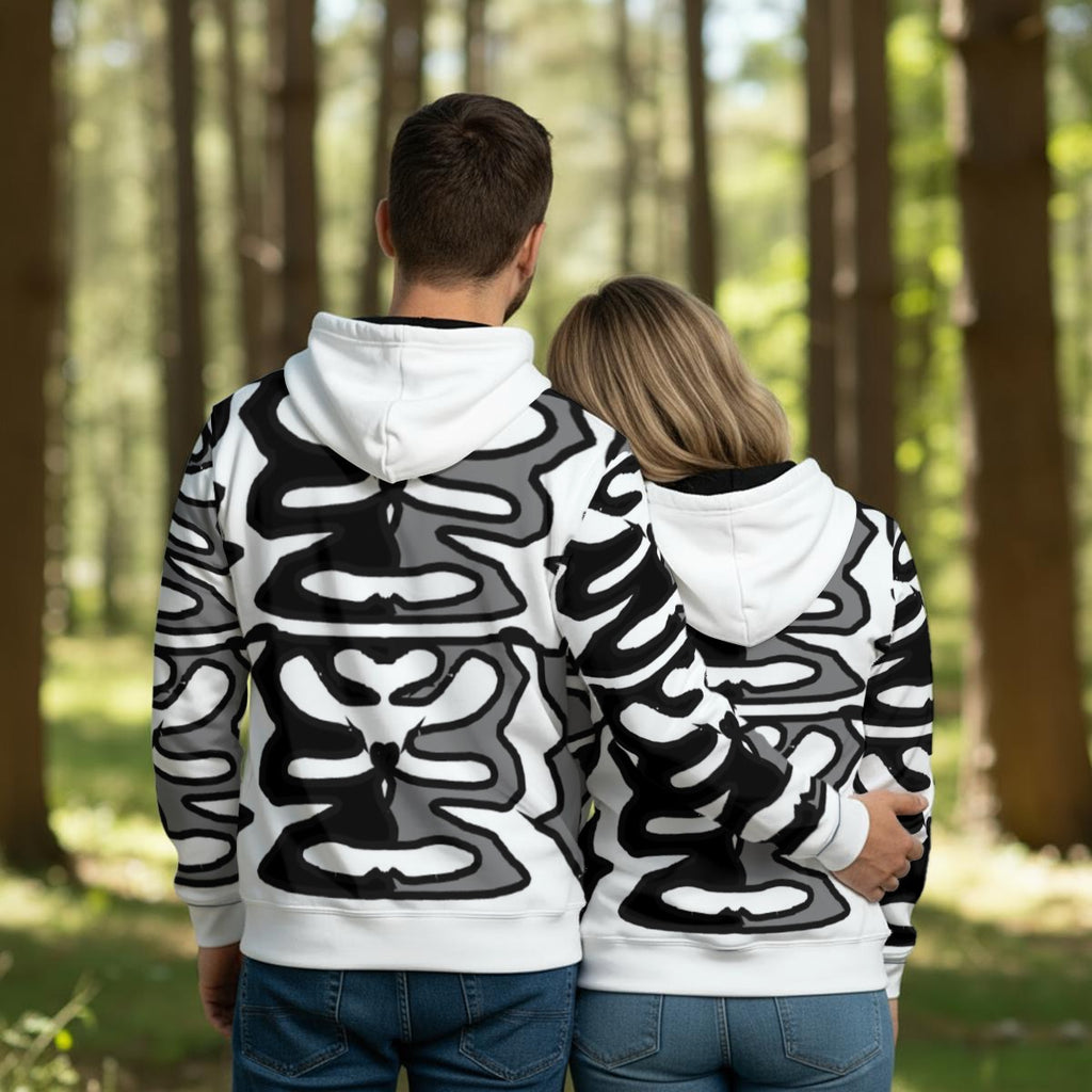 All-Over Print Men's Thicken Pullover Hoodie
