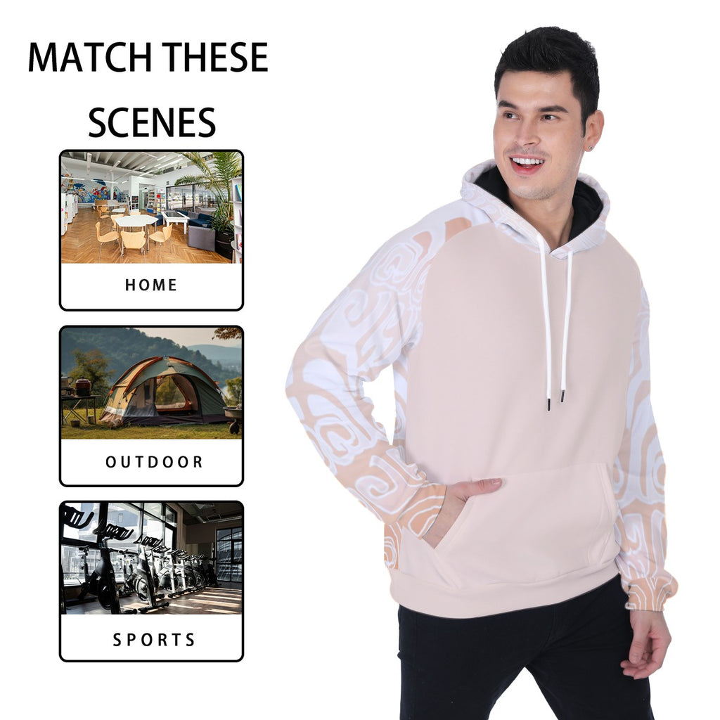 All-Over Print  Heavy Fleece Raglan Hoodie