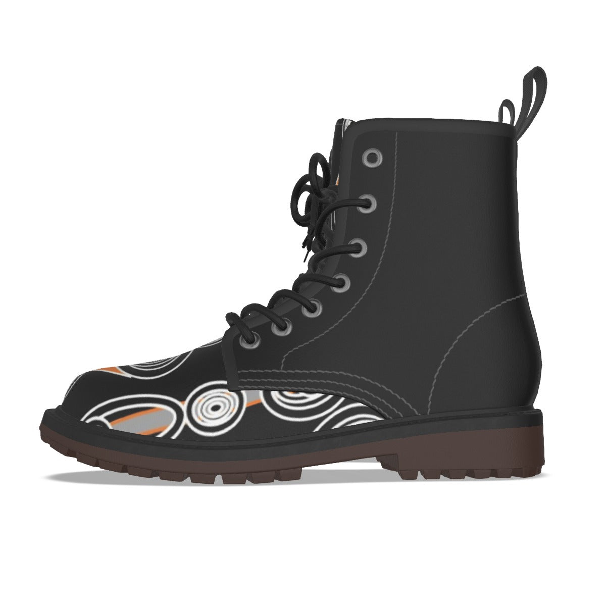 All-Over Print Men's Martin Short Boots