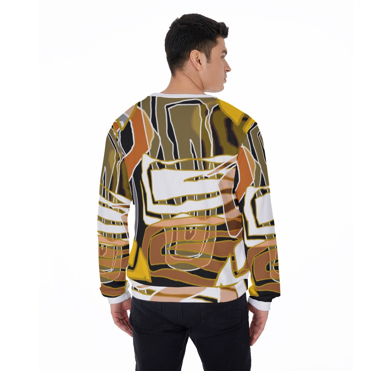 All-Over Print Men's Sweater