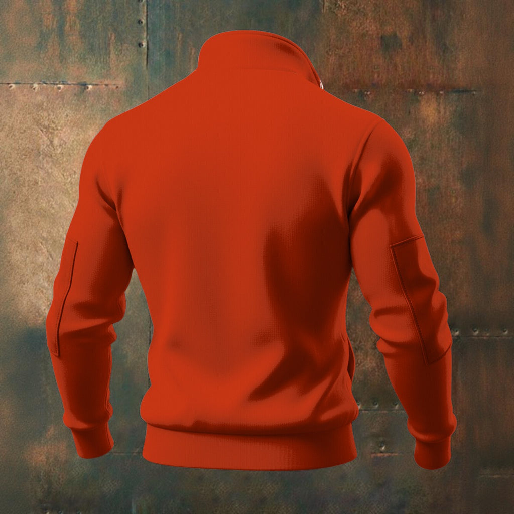All-Over Print Men's Thick Knit Fleece Jacket