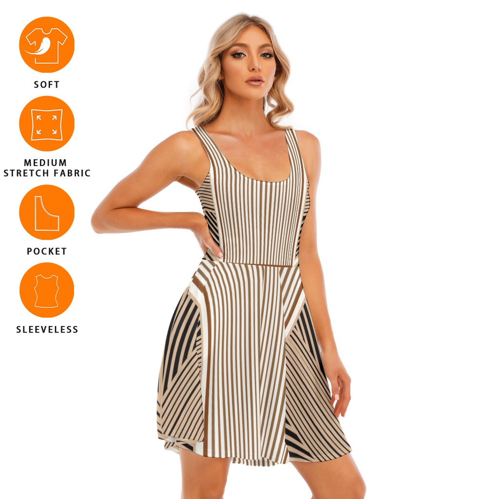 All-Over Print Women's Tank Vest Dress