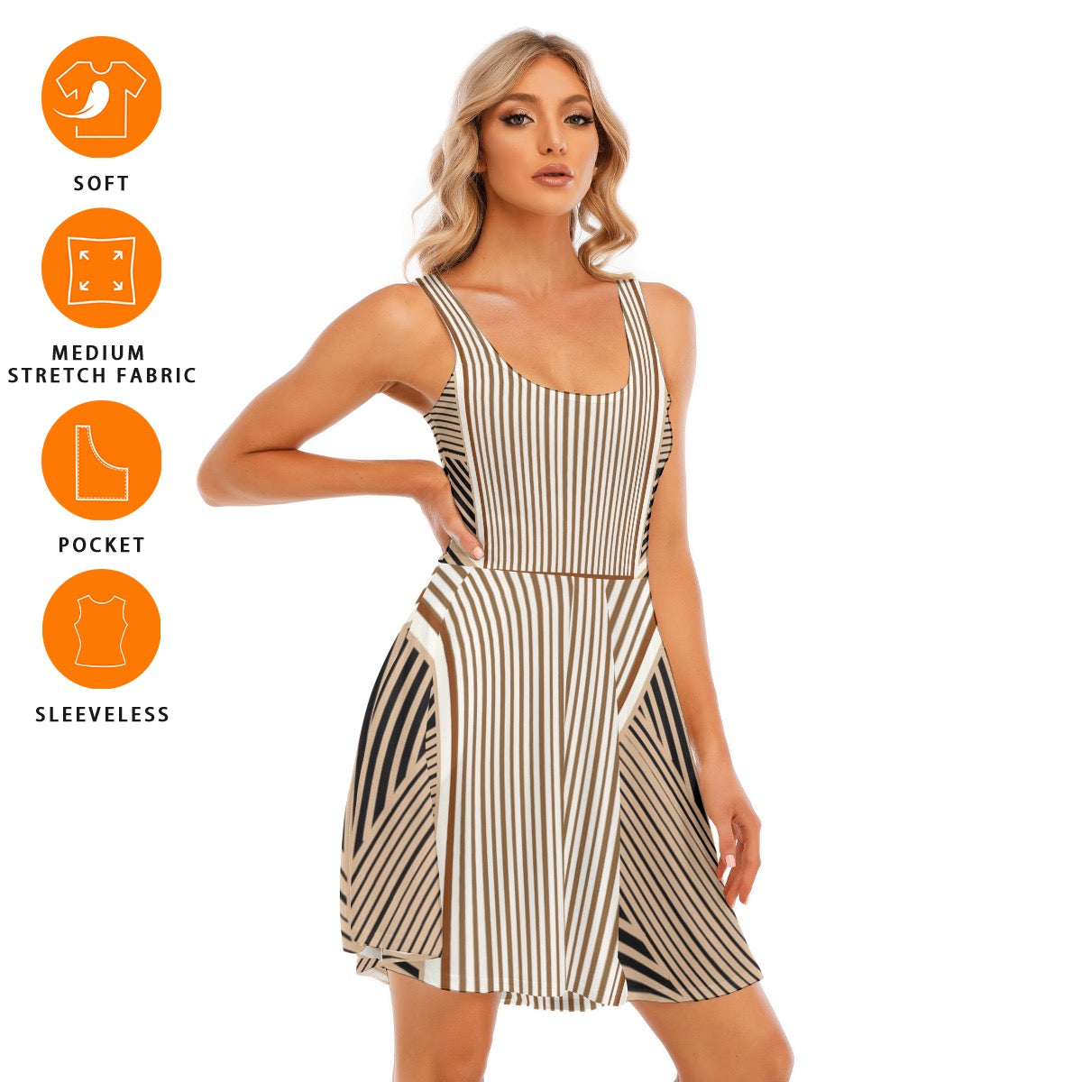 All-Over Print Women's Tank Vest Dress
