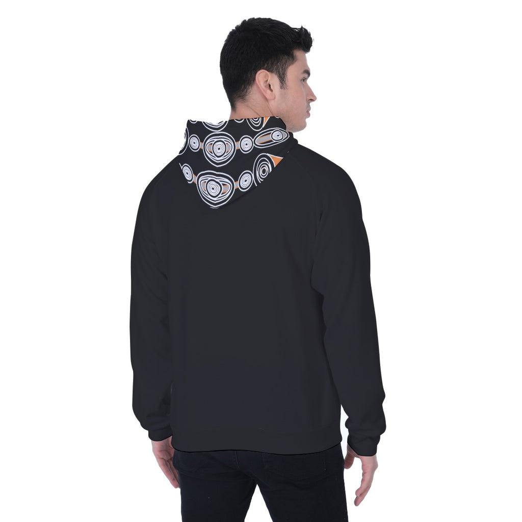 All-Over Print Men's Heavy Fleece Raglan Hoodie