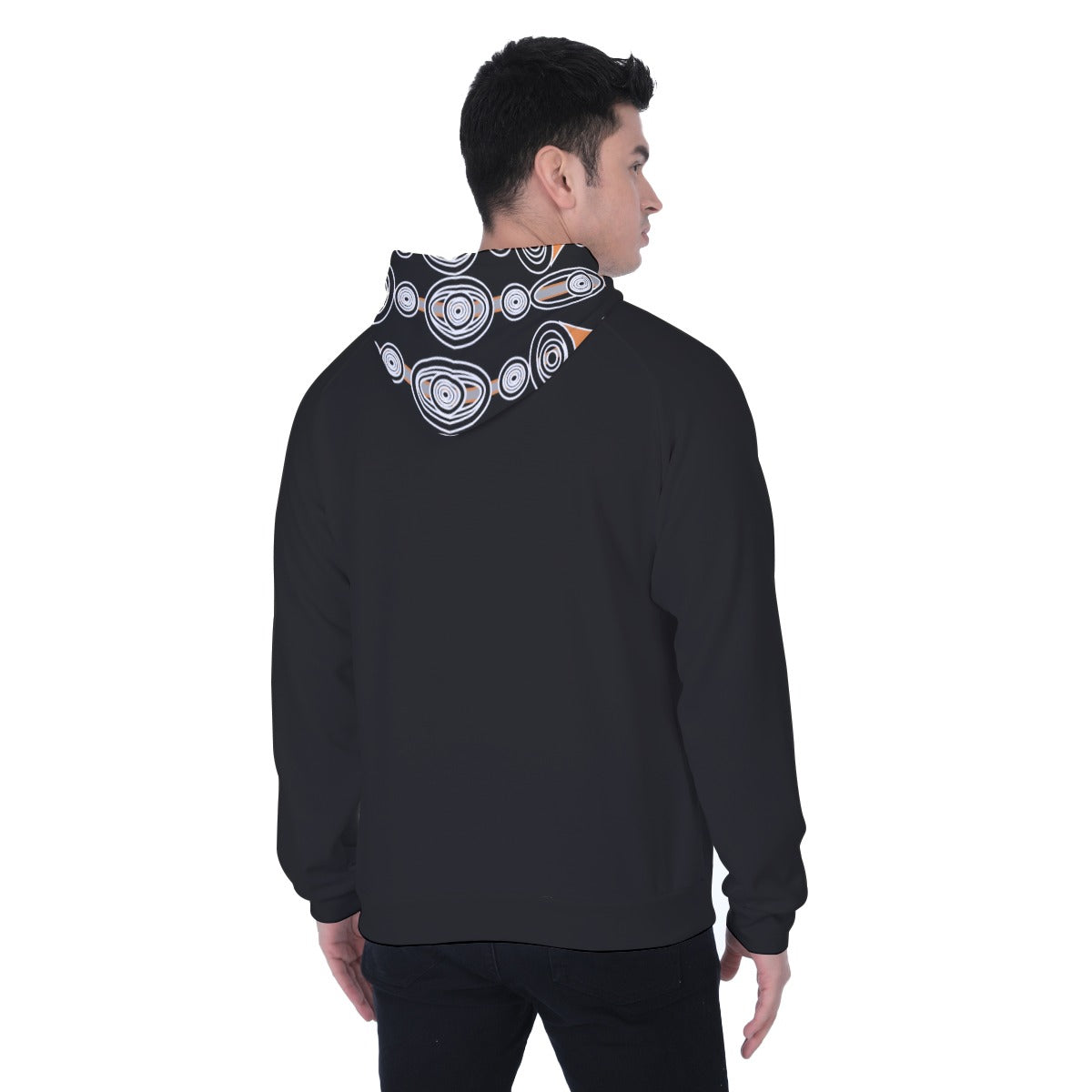 All-Over Print Men's Heavy Fleece Raglan Hoodie