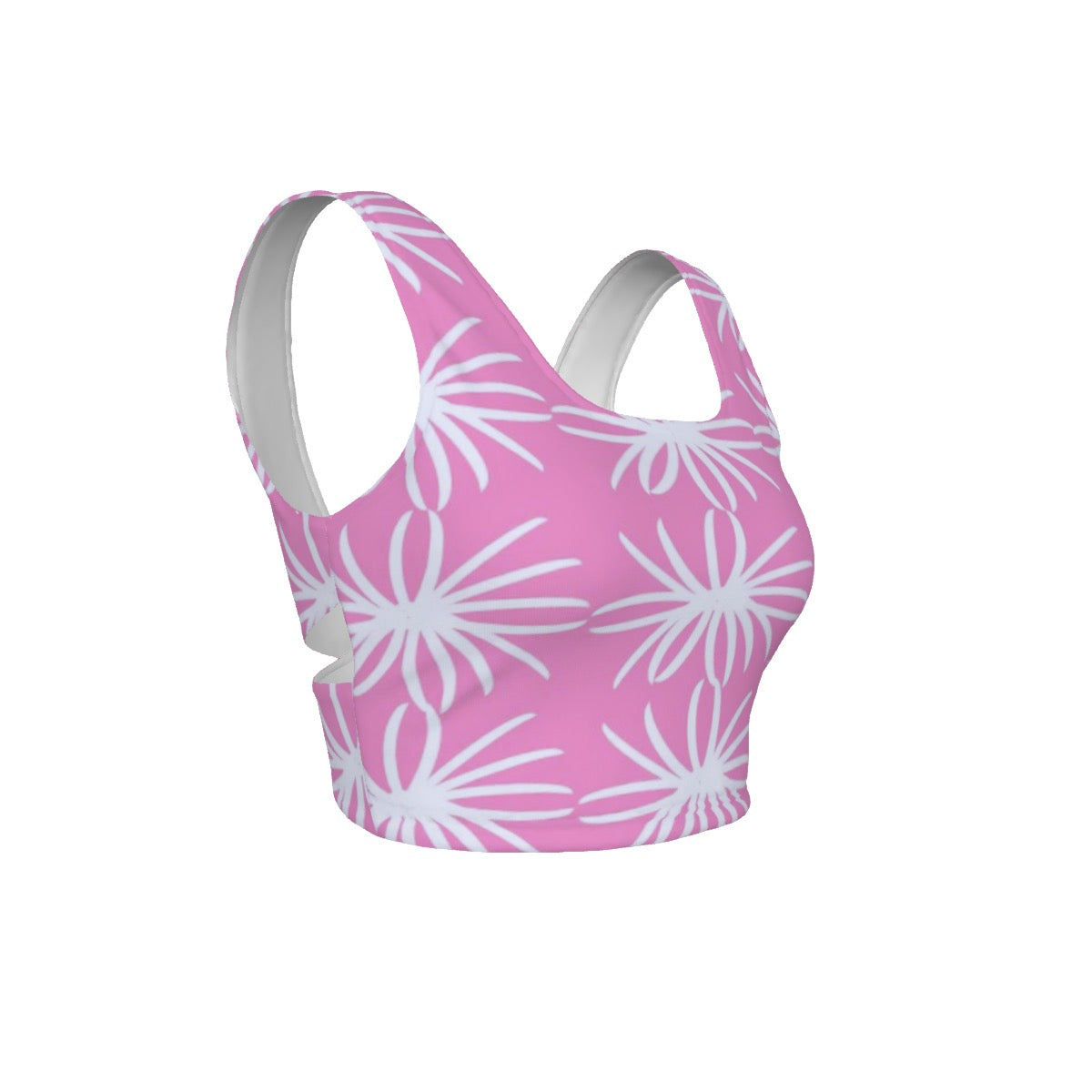 All-Over Print Women's Back Cross Sports Bra