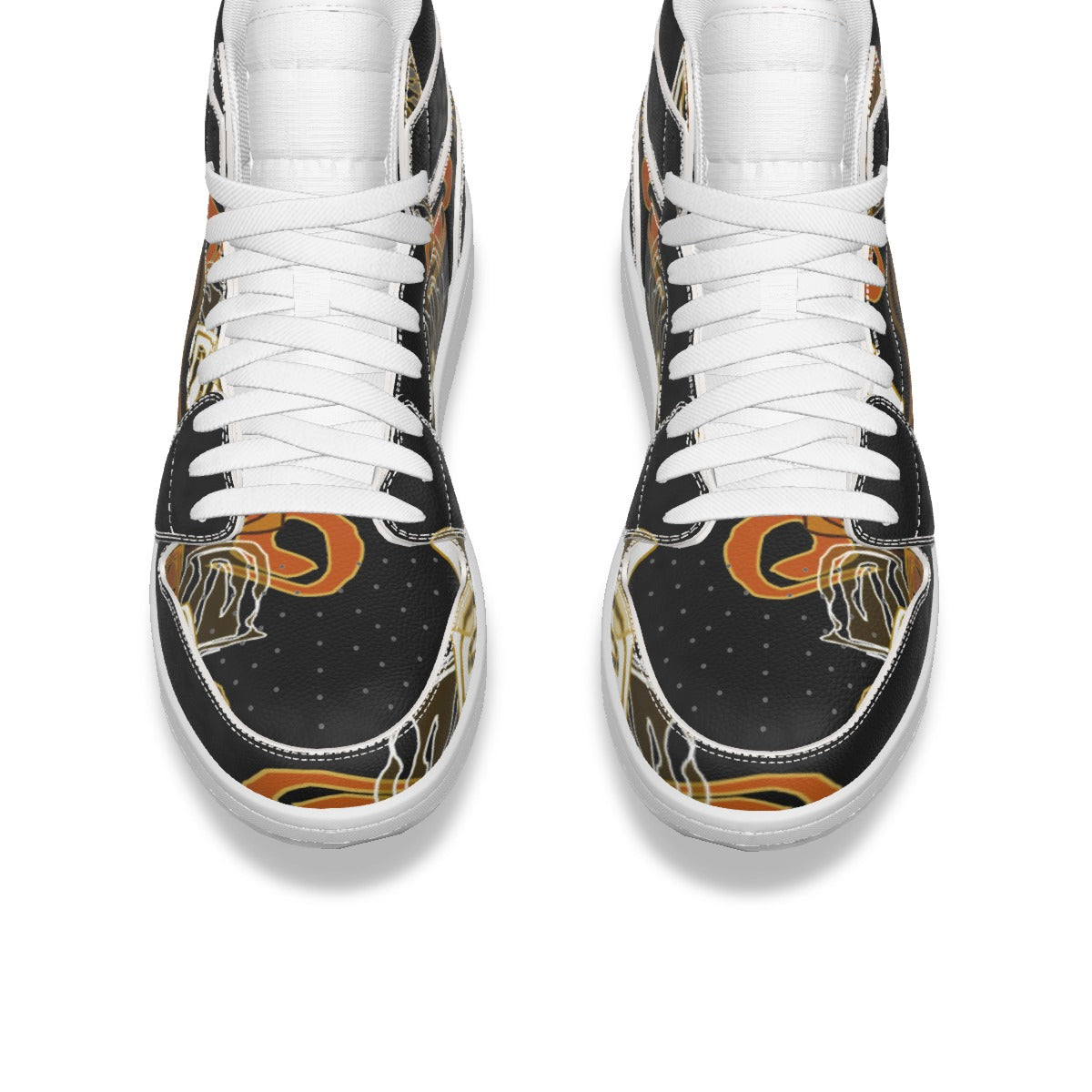 Men's and Women's Synthetic Leather Stitching Shoes