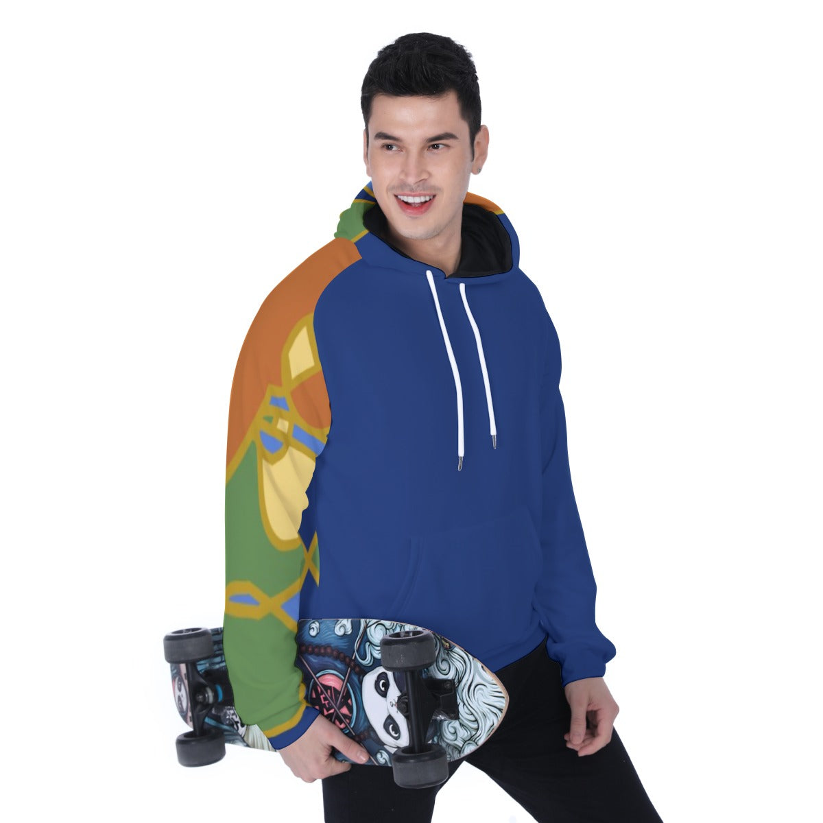 All-Over Print Heavy Fleece Raglan Hoodie
