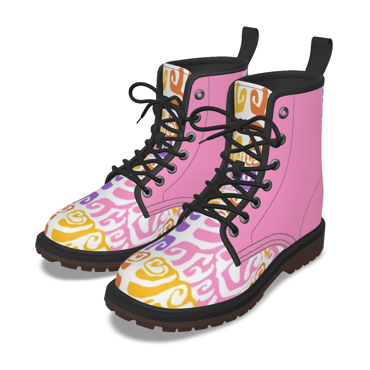 All-Over Print Men's Martin Short Boots