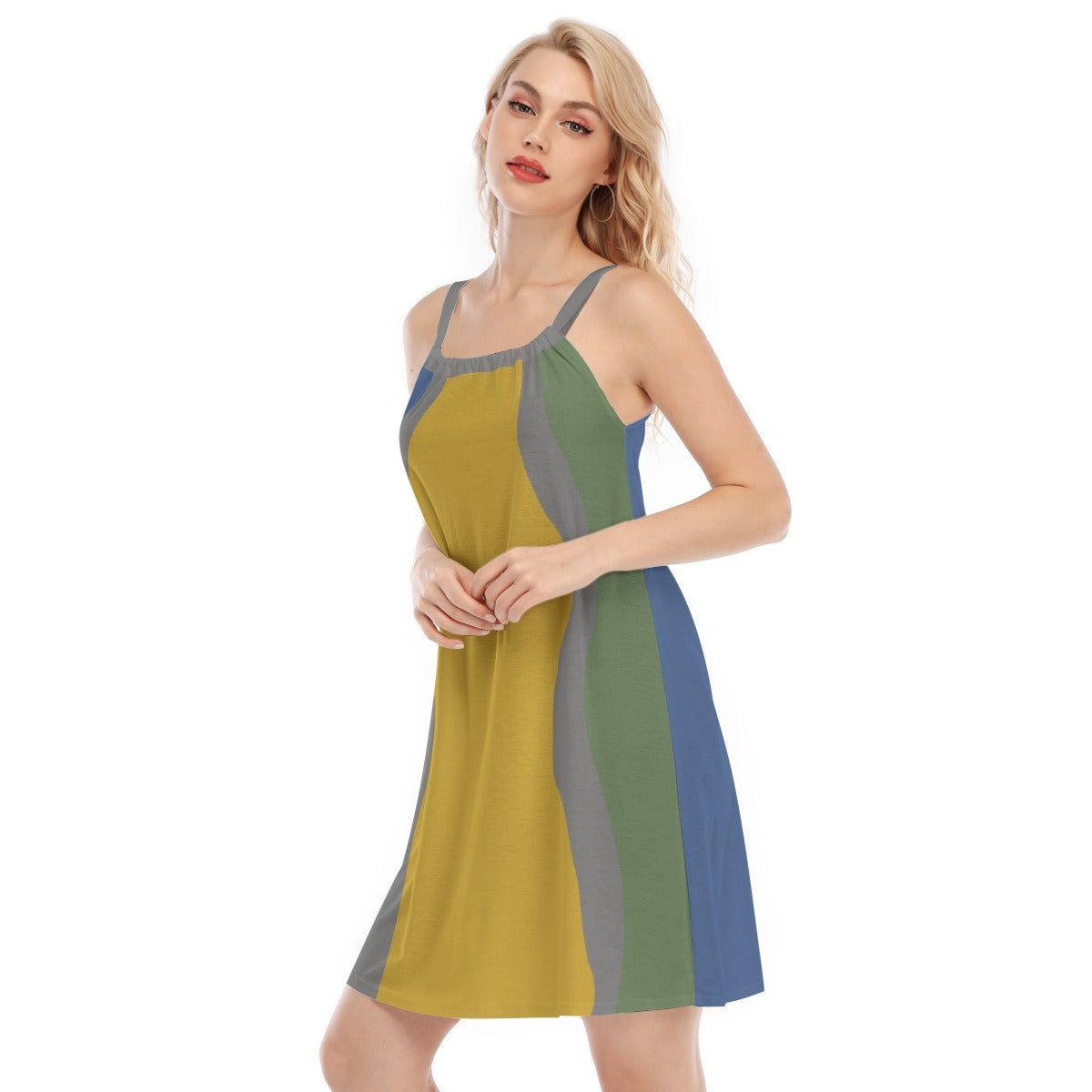 All-Over Print Women's Sleeveless Cami Dress