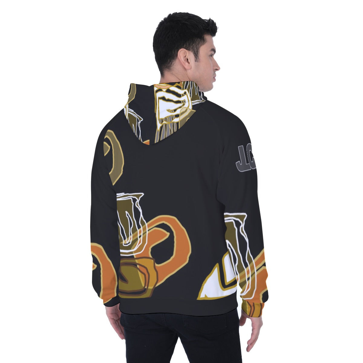 All-Over Print Heavy Fleece Raglan Hoodie