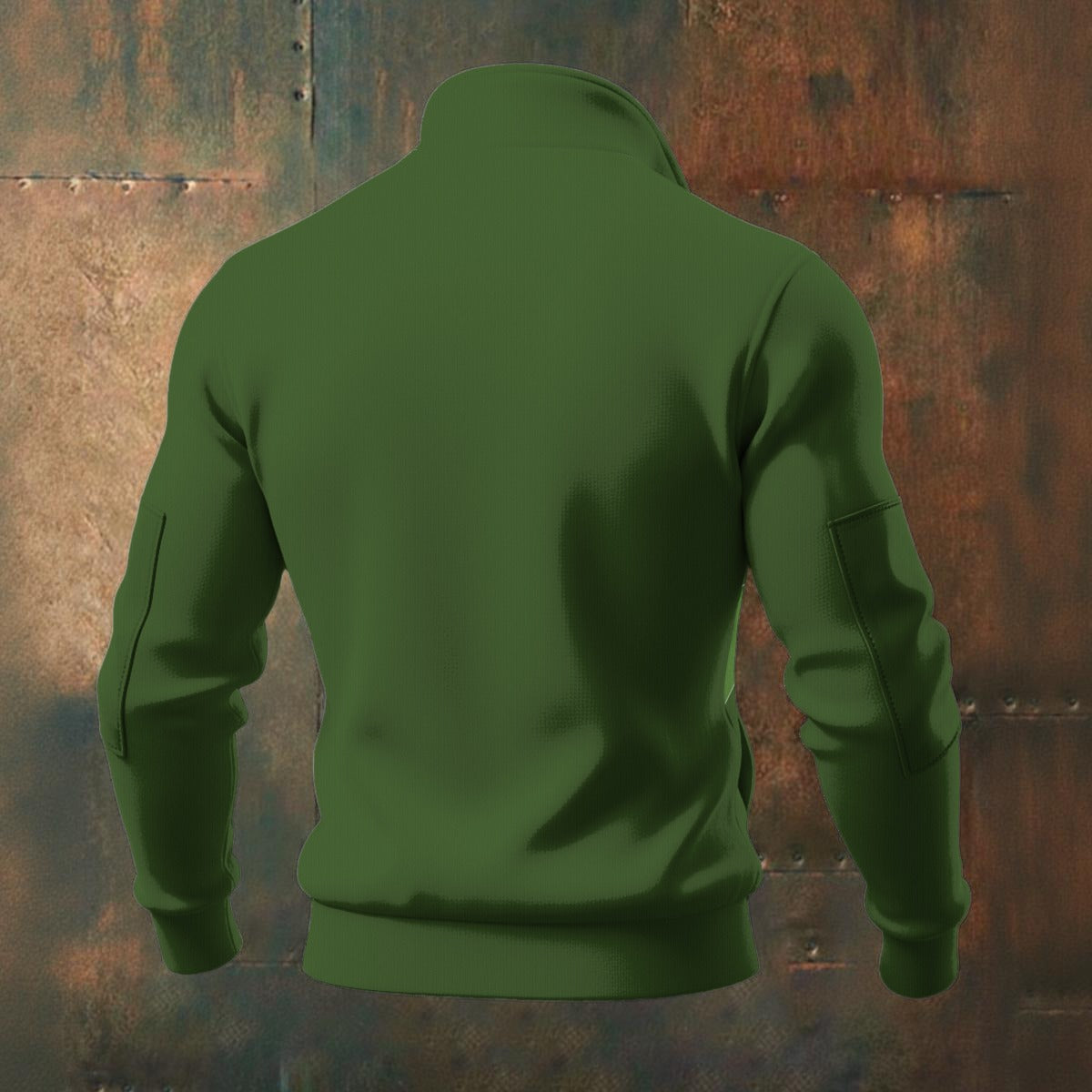 All-Over Print Men's Thick Knit Fleece Jacket