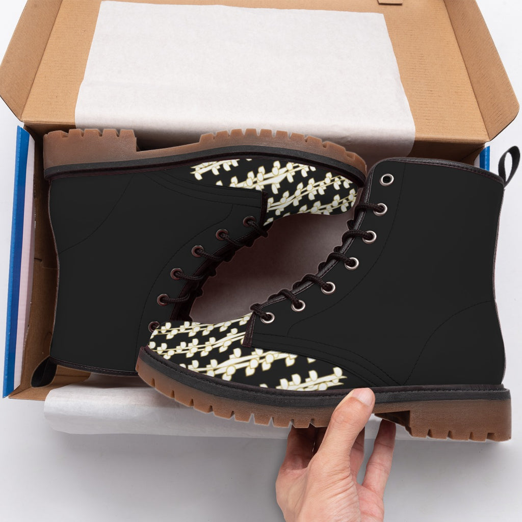 All-Over Print Men's Martin Short Boots