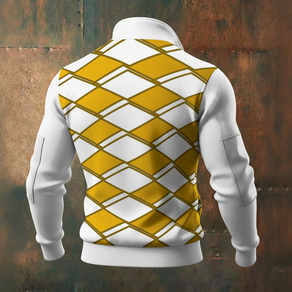 All-Over Print Men's Thick Knit Fleece Jacket