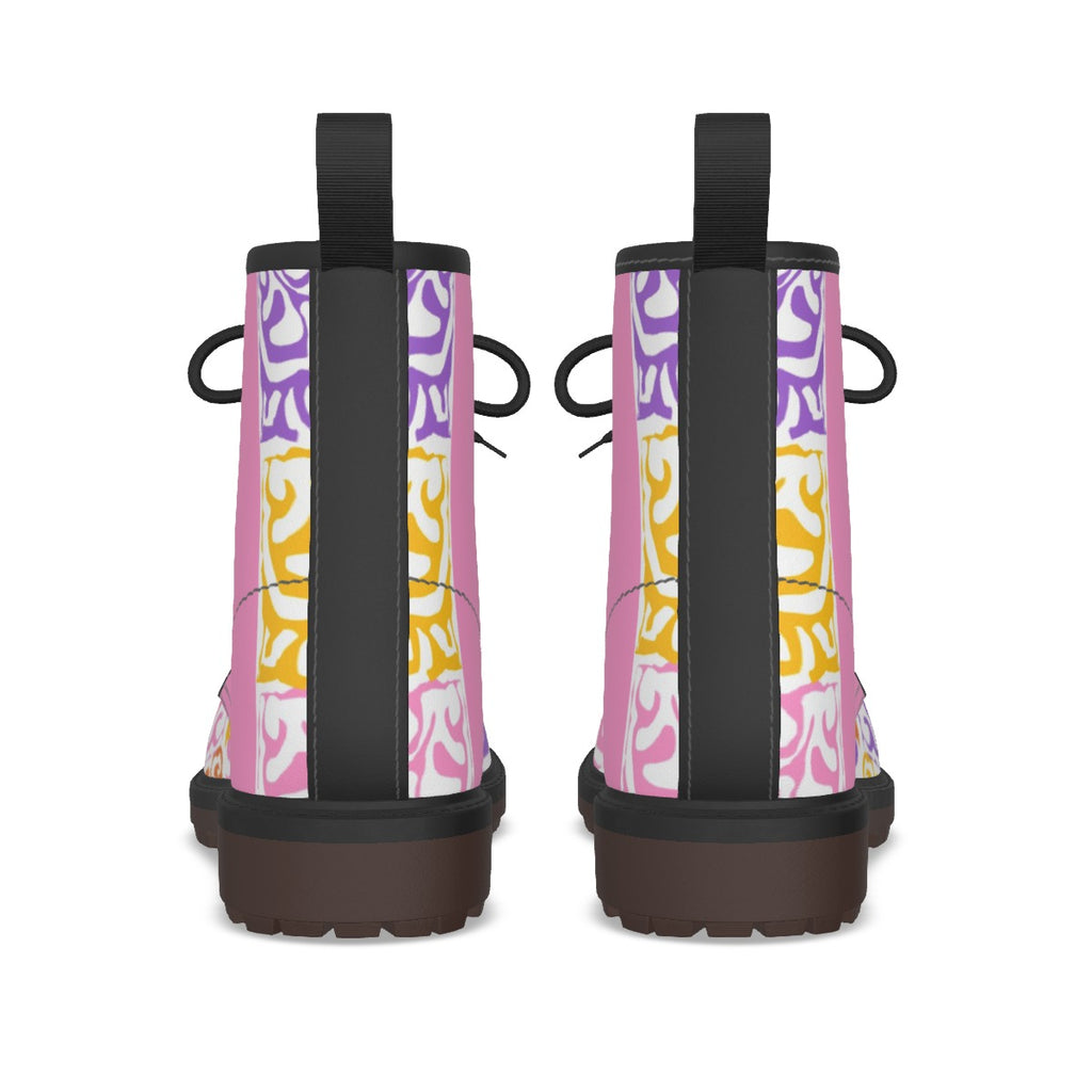 All-Over Print Men's Martin Short Boots
