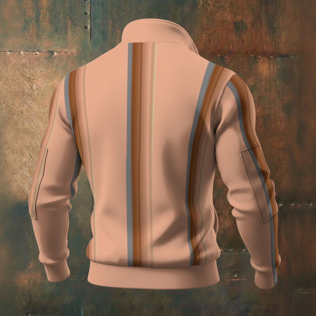 All-Over Print Men's Thick Knit Fleece Jacket