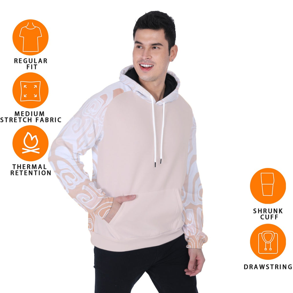 All-Over Print  Heavy Fleece Raglan Hoodie