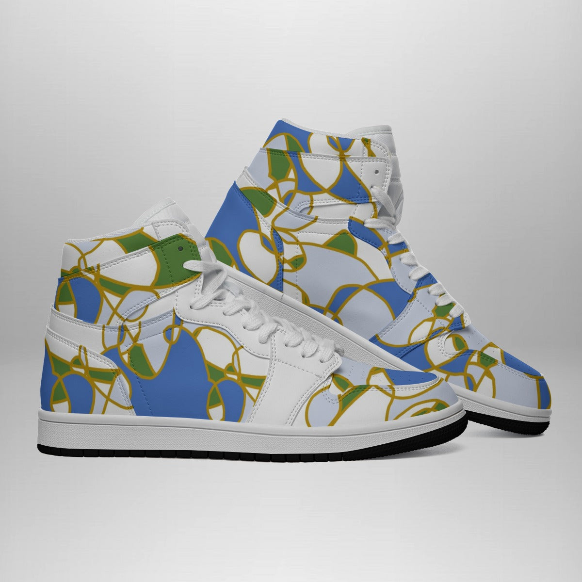 Men's and women Synthetic Leather Stitching Shoes