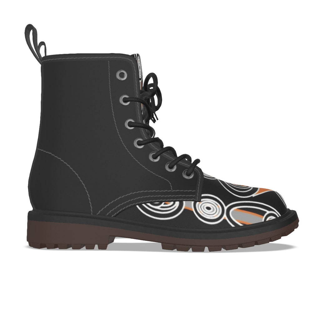 All-Over Print Men's Martin Short Boots