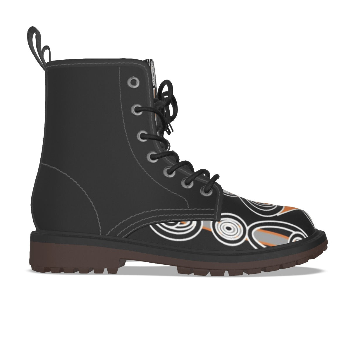 All-Over Print Men's Martin Short Boots